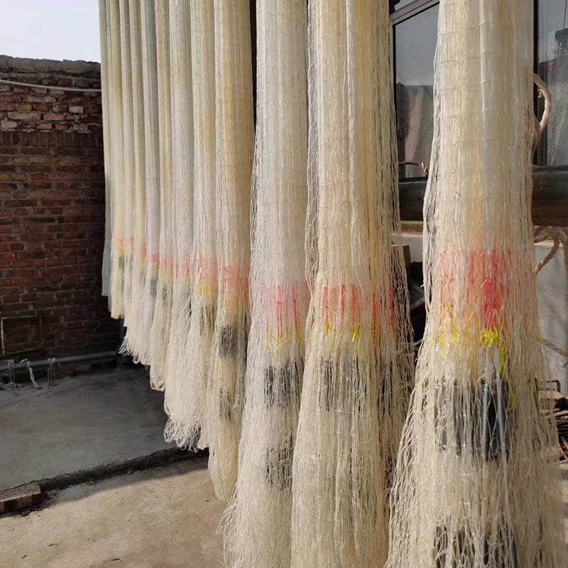 8编1指精品纯手工大力马撒网合金铅坠老式传统网一开到顶