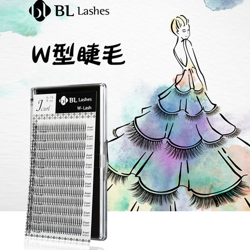 3D浓密嫁接5D睫毛朵毛已开花0.07