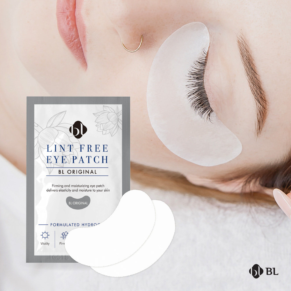 嫁接睫毛用长时间保湿眼贴隔离下睫毛BLLASHES无印刷一包一对