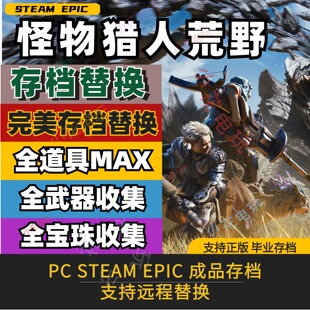 PC steam 怪物猎人荒野 存档修改替换全武器装备道具资源满