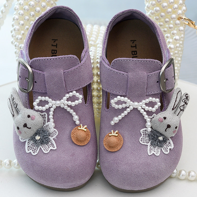 真皮女童复古勃肯鞋儿童卡通小皮鞋2025春秋新款童鞋小女孩豆豆鞋,童鞋/婴儿鞋/亲子鞋,皮鞋,淘宝优惠券,粉丝福利购,淘宝优惠卷