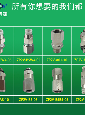 同SMC型真空止回安全阀 ZP2V-B5B5-03 ZP2V-B5B5-05 ZP2V-B5B5-07