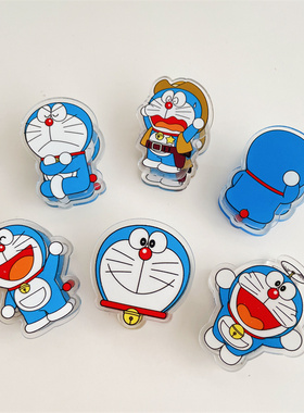 【光油浮雕款】哆啦封口夹高颜值pp夹学生多功能立式试卷夹文件夹