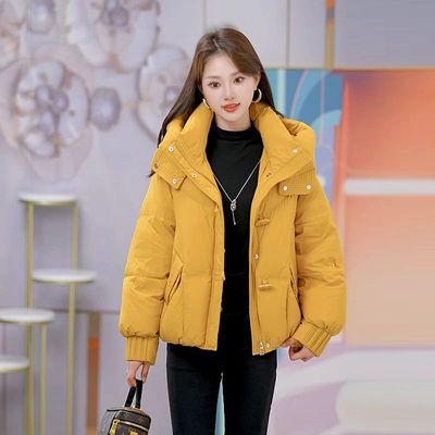 2025新款今年流行爆款冬季连帽羽绒服时尚加厚保暖气质羽绒外套女