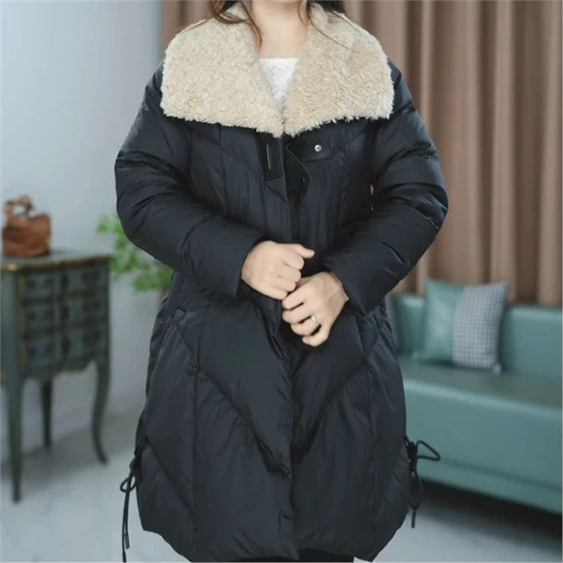 2025新款今年流行爆款高端设计师款款上档次保暖大码显瘦羽绒服