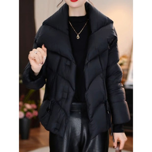 嘉兴平湖羽绒服女款冬季2026新款今年流行爆款巨好看小个子短外套