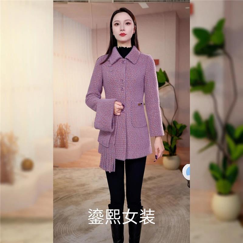 2025新款今年流行爆款高贵加棉外套修身洋气显档次女秋冬季外套