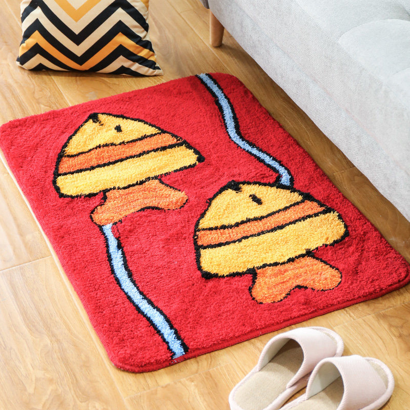 卡通可爱地垫门垫进门厨房门口浴室防滑卫生间吸水脚垫卧室地毯,居家布艺,家用脚垫,淘宝优惠券,粉丝福利购,淘宝优惠卷