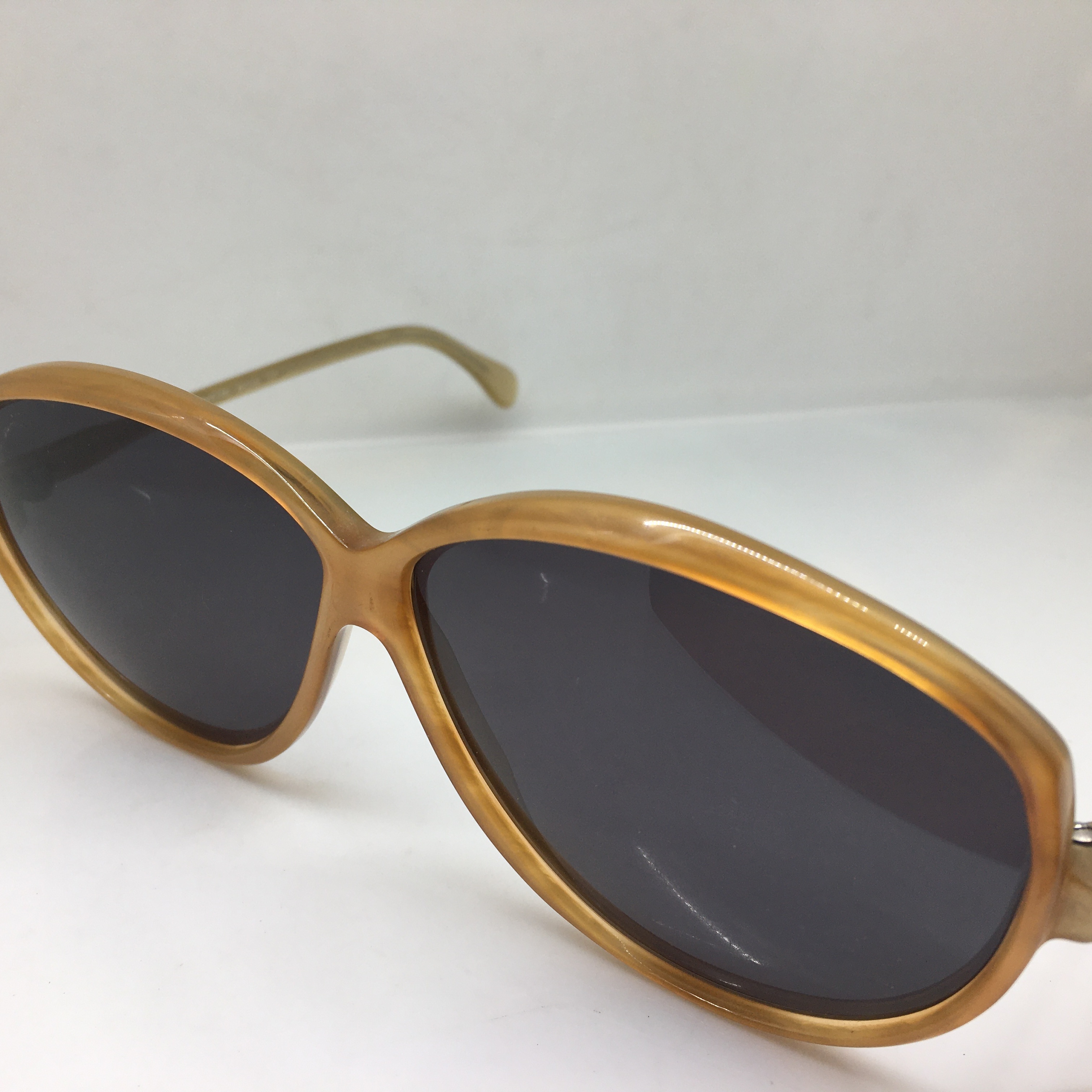 中古80年代CAZAL MOD 154板材大框太阳眼镜墨镜女德国产