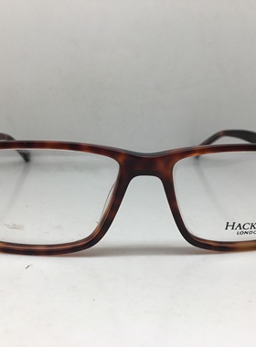 hackett 玳瑁色板材长方形框眼镜架近视眼镜框架男女通用