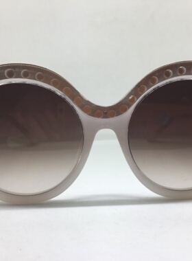 vintage手工板材大框圆形太阳镜墨镜