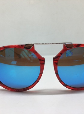 EJE Optico Sistema J2038/S手工板材红色太阳镜墨镜