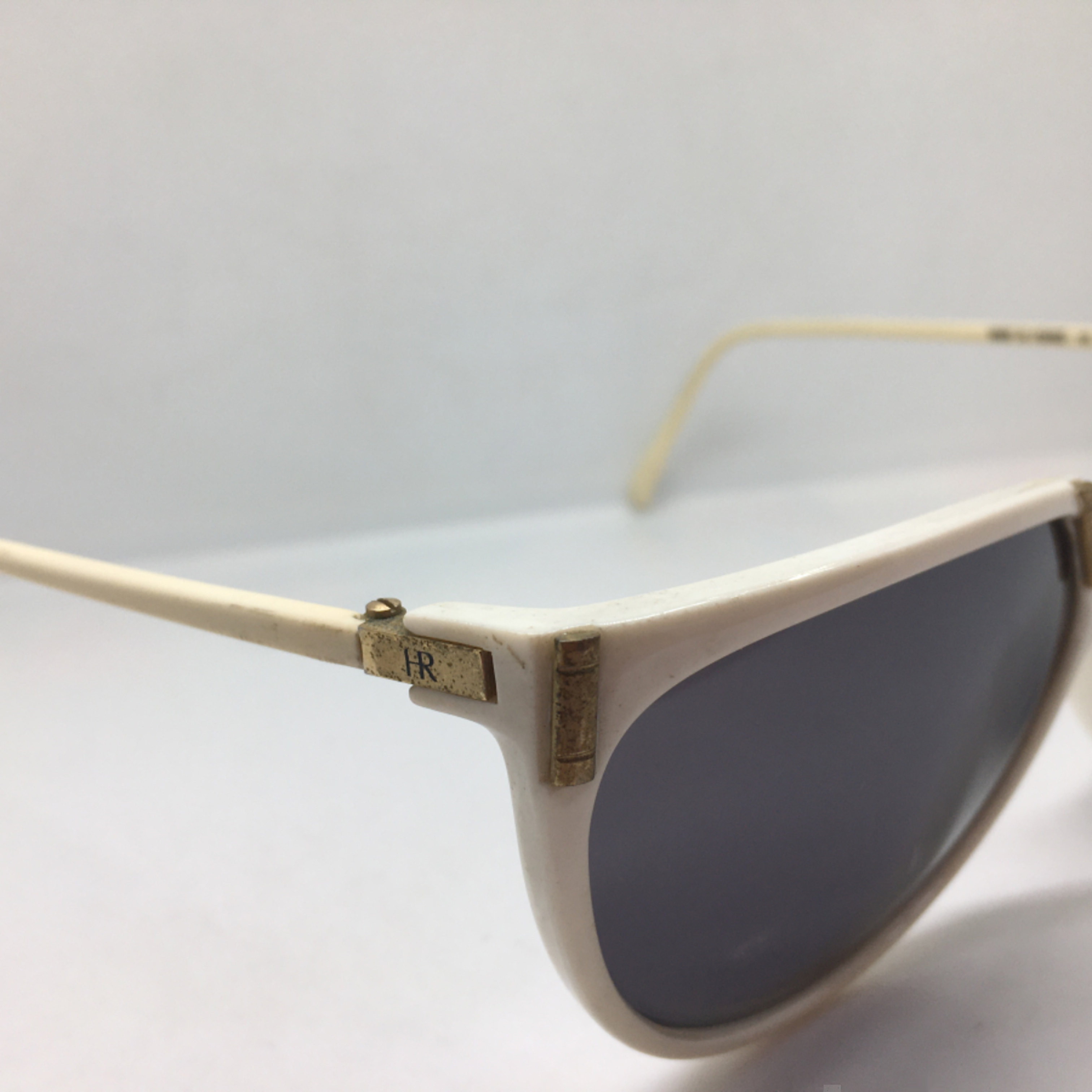 国外回流Vintage 80s HR白色大框太阳镜女,ZIPPO/瑞士军刀/眼镜,太阳眼镜,淘宝优惠券,粉丝福利购,淘宝优惠卷