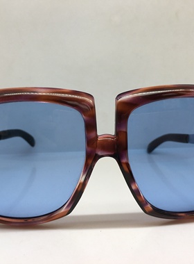 vintage 70年代手工板材大框太阳镜墨镜玻璃镜片意大利产