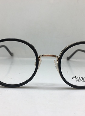 Hackett Bespoke PDM10521 淡金色圆框眼镜复古平面镜