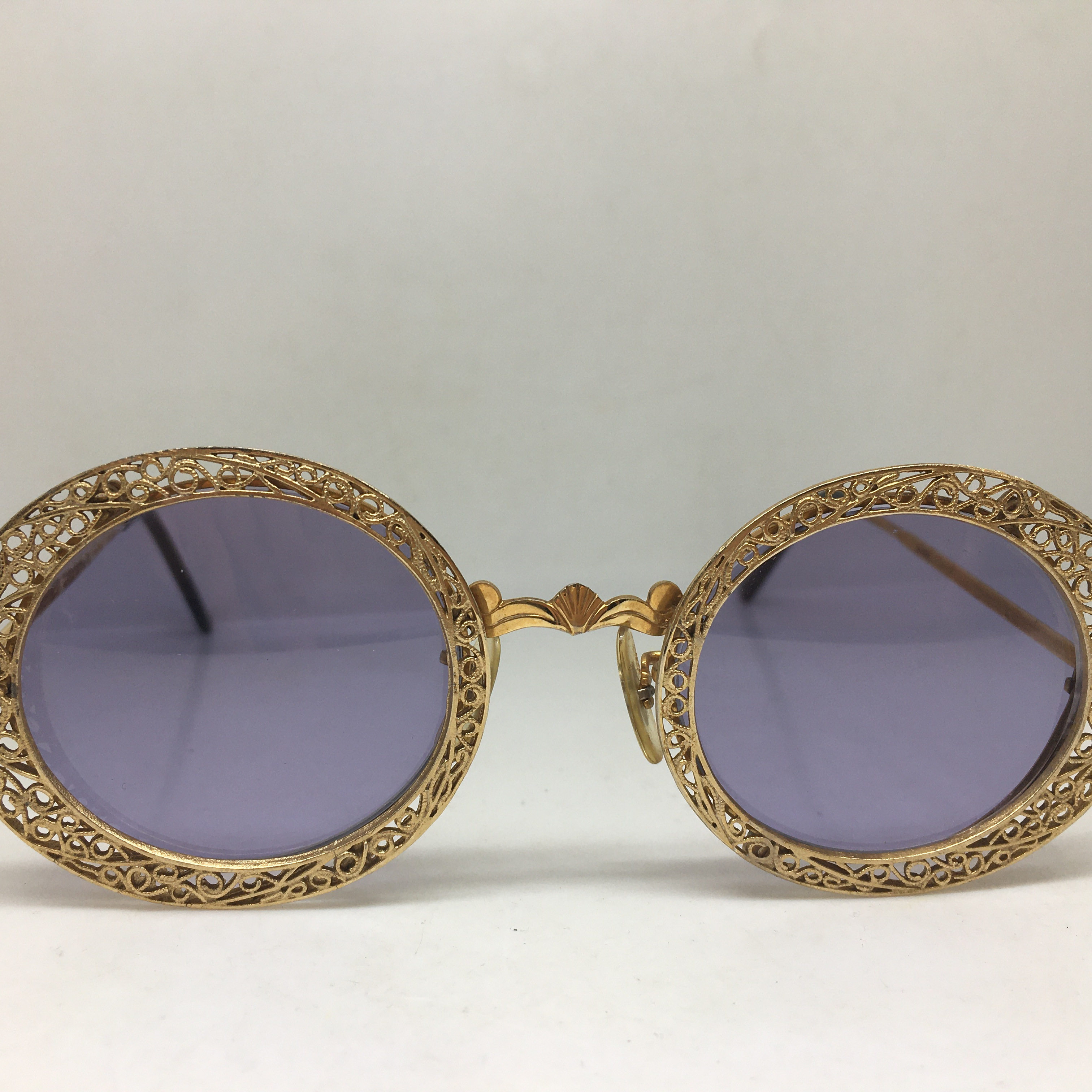 69年产TURA精美造型椭圆太阳眼镜墨镜女美国