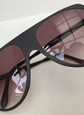 MAMIO 深褐色飞行员大框铝材质太阳镜墨镜意大利全新老库存