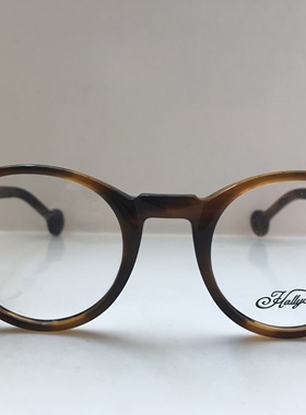 Hally & Son Type9-1961棕色板材复古框眼镜男女通用平面镜