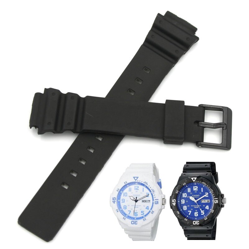 凸口橡胶手表带橡胶磨砂18mm