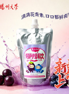 阿萨伊蓝莓饮0添加0脂便携袋装