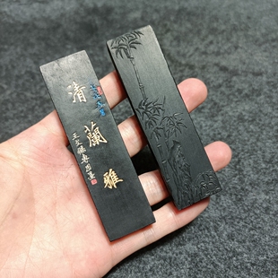 售价为一条，程君房少华墨庄微瑕手工烟纯桐油盏烟墨条徽墨