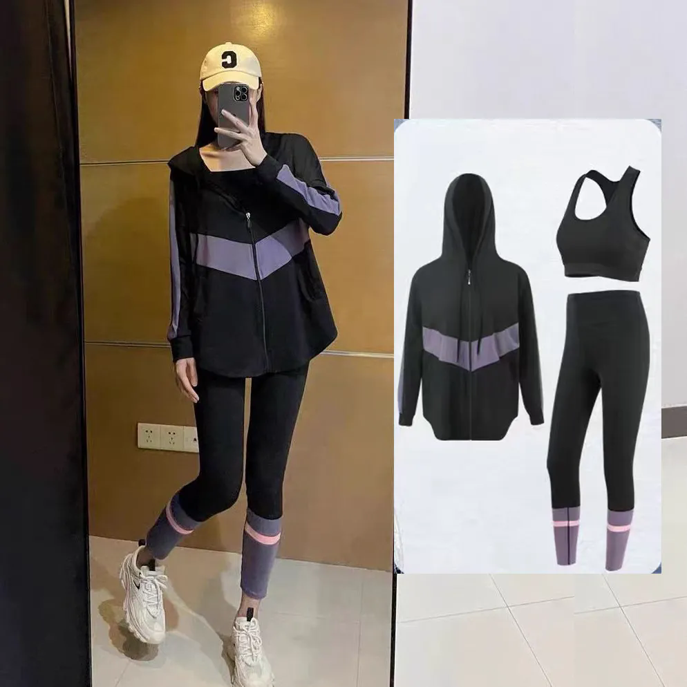 胖mm健身服女大码专业晨跑步运动服套装速干衣2025新款瑜伽服春秋