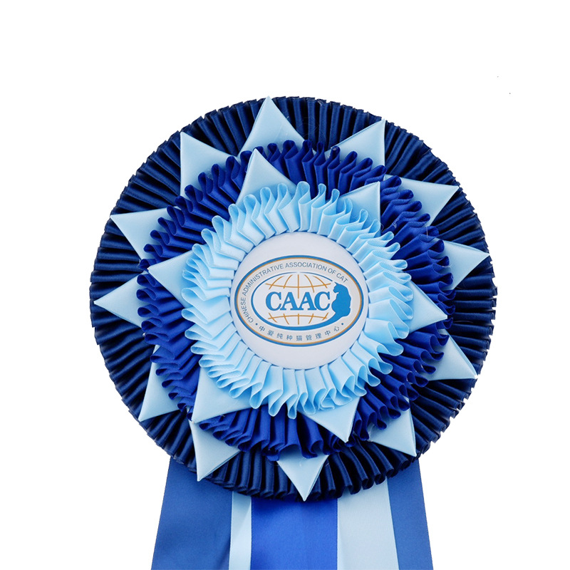 胸章宠物马术比赛荣誉奖励马会展览马花奖花奖牌装饰cku/cfa纪念