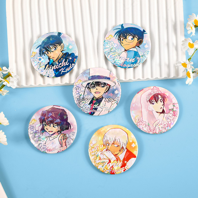 二次元胸针名侦探柯南新款周边梦中画徽章小众学生包包装饰礼品