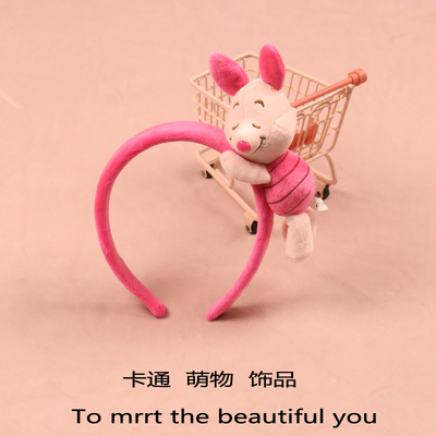 可爱瞌睡皮杰猪发箍迪士尼乐园