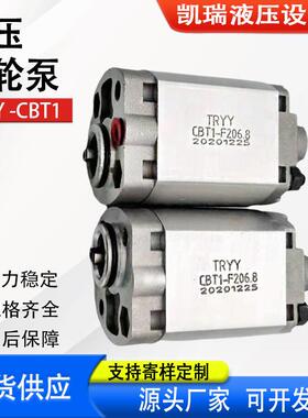 新款TRYY CBT1-F206.8齿轮泵CBT1-F202.1液压油泵CBT1-F201.2/F20