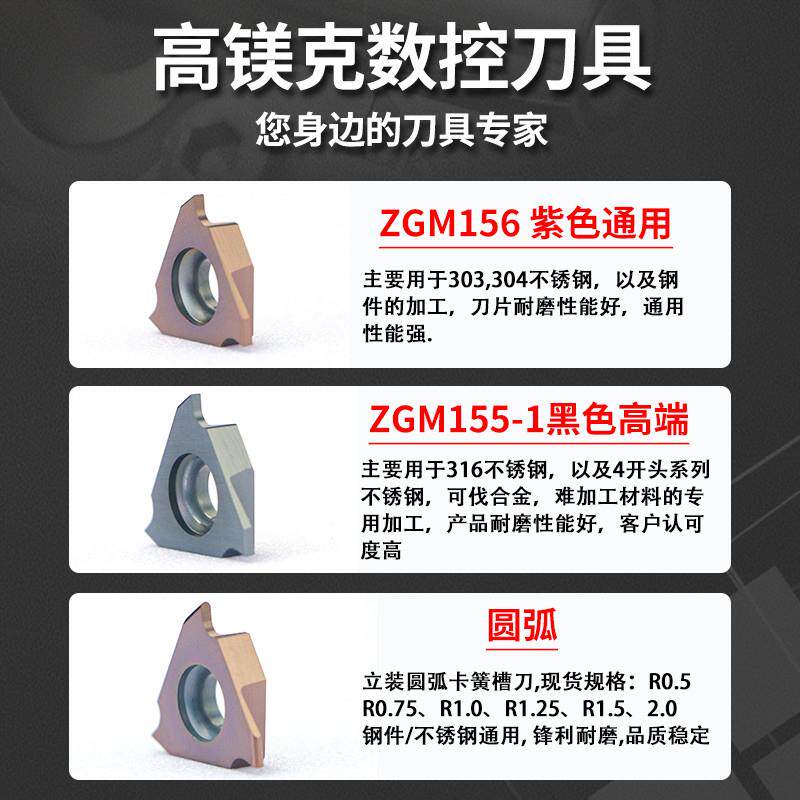 全新走心机刀数控车刀立装正方倒角车刀架端面槽刀切刀立装GBM43
