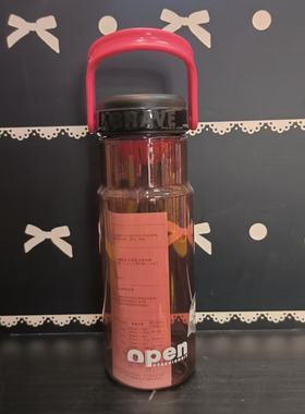 新款tritan塑料杯带刻度简约便携手提大容量700ml运动水杯