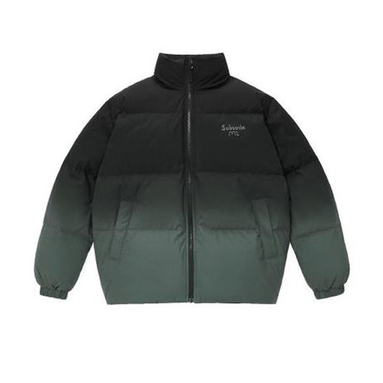 瑕疵~冬季男女情侣渐变色羽绒服潮流小熊宽松立领面包服B4156/GX3