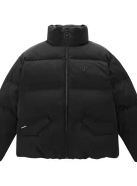 （鸟）冬男士黑色宽松羽绒服保暖立领面包服白鸭绒外套C4204/G2-7