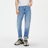 薄款 G家商场款 休闲长裤 直筒牛仔裤 抗菌亲肤透气5597D 2025男士