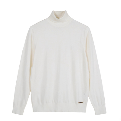 商场款秋冬季男士高领简约羊毛修身针织衫纯色打底毛衣33550/X3