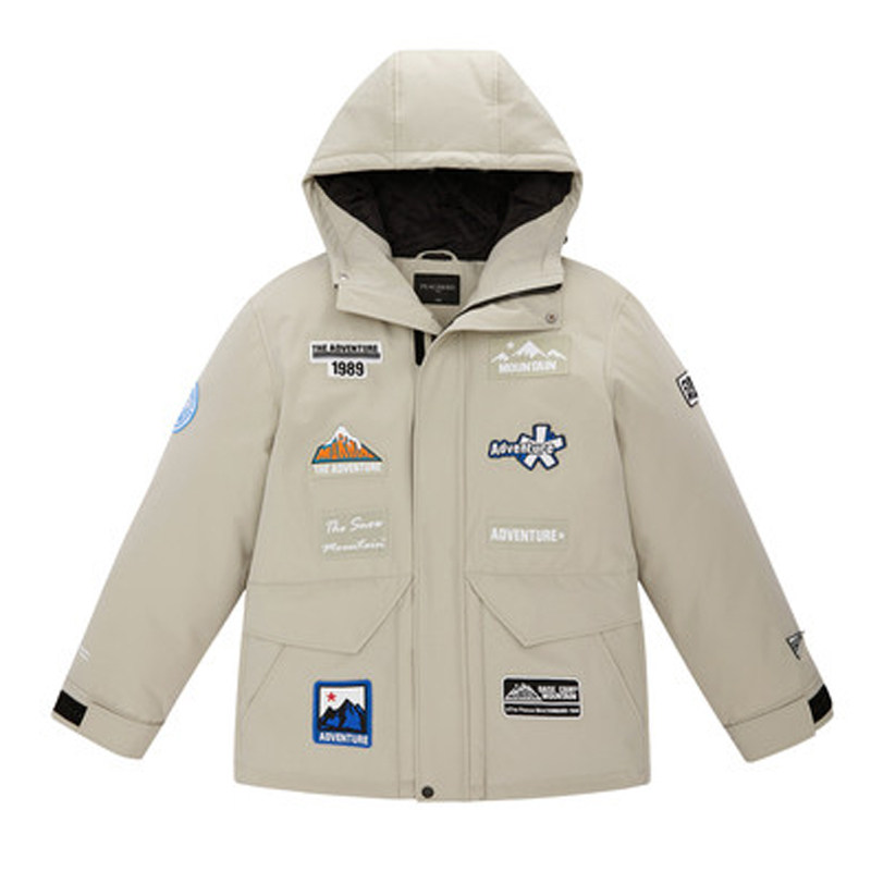 （鸟）冬季男士三防面料羽绒服潮流刺绣工装羽绒外套厚C4511/GX9,男装,羽绒服,淘宝优惠券,粉丝福利购,淘宝优惠卷