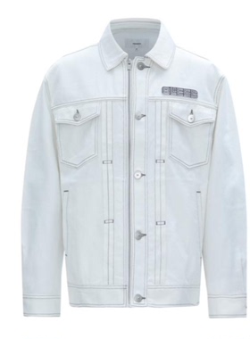 商场款秋季男士时尚潮流日系纯棉夹克工装牛仔外套9514P/H3