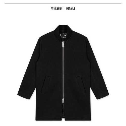 G家秋冬男士长款毛呢大衣