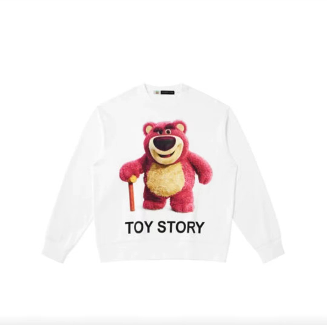 草莓熊可爱套头外套圆领保暖