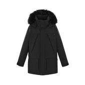 羽绒服貉子毛领三防厚外套B4525 极寒系列 男士 中长款 鸟 冬季