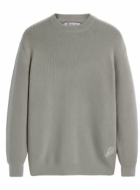 （鸟)秋冬男士时尚宽松舒适内搭毛衣灰绿色保暖针织衫潮C4620/A4