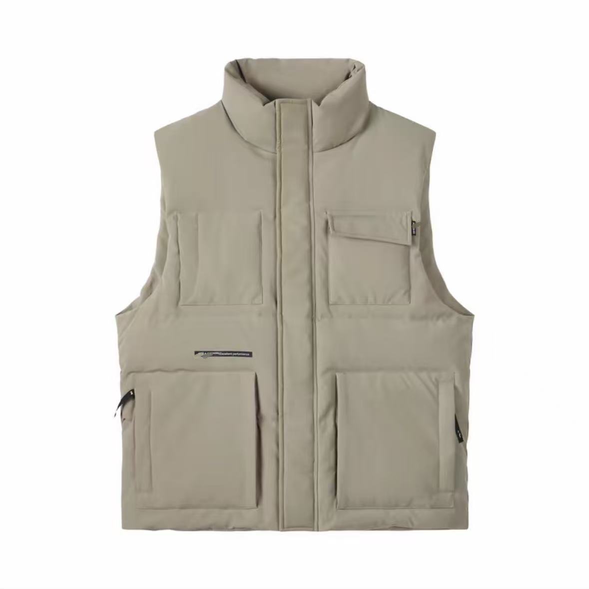 （鸟）秋冬男士羽绒马甲工装风宽松保暖多口袋厚背心潮C4308/C2-4,男装,羽绒马甲,淘宝优惠券,粉丝福利购,淘宝优惠卷