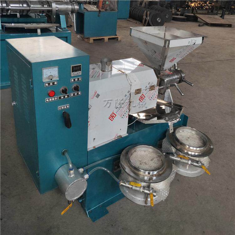 全自动移动炸油机冷热两用家用电榨油机多功能花生油压榨设备