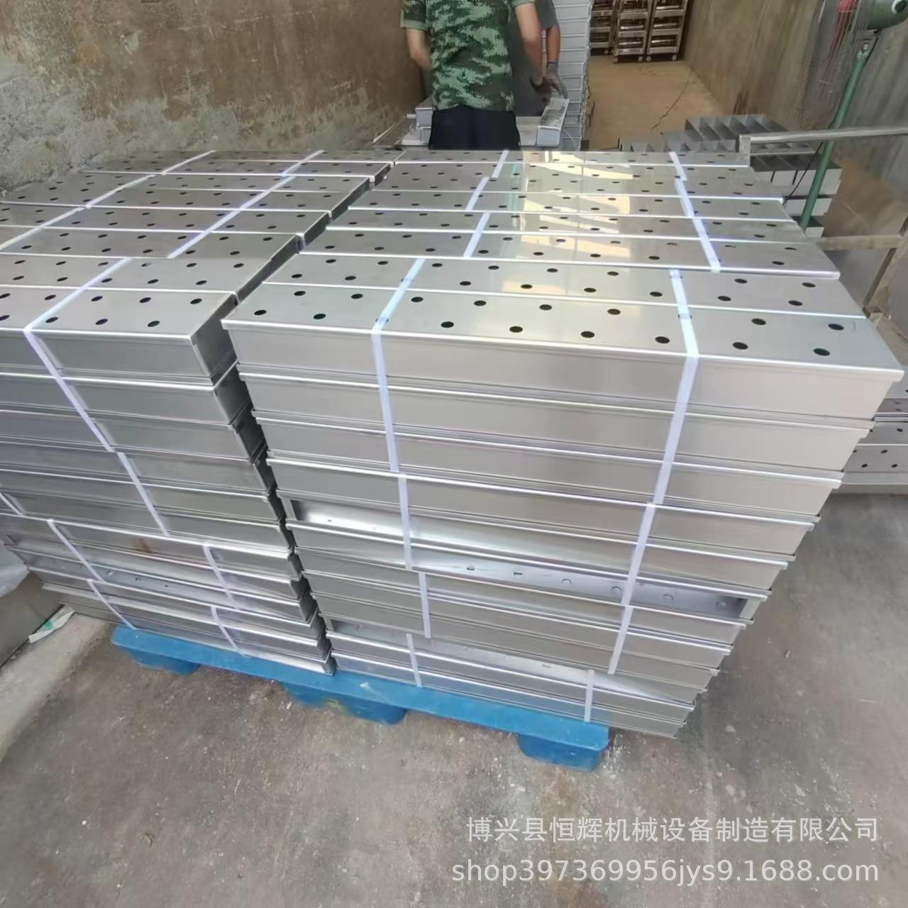 不锈钢牛肉压方砖模具盒 三开肥牛盒 碎肉重组肉砖模具肥羊方砖盒