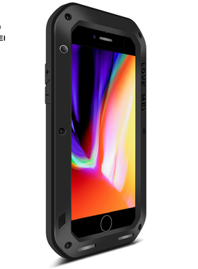 适用于 苹果Iphone8 7plus三防手机壳iPhone 8 SE3 2金属边框全包三防防尘防水军事级防摔潮