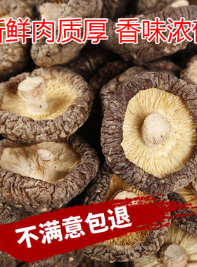 农家剪根大香菇500g净重干货新鲜冬菇蘑菇肉厚无根干香菇新货包邮