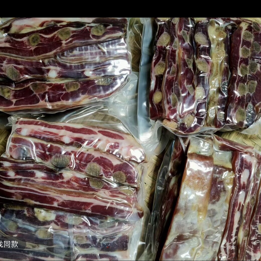 云南特产腊排骨本地农家土猪手工腌制优质腊肉 腊排骨