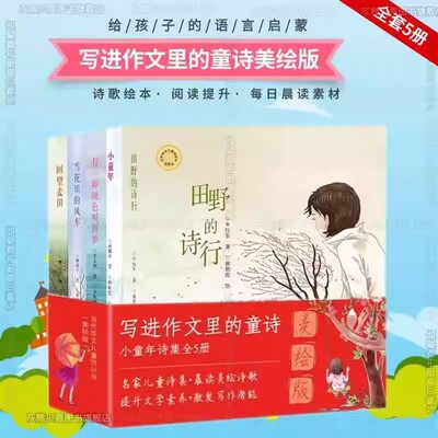 写进作文里的童诗美绘版全5册