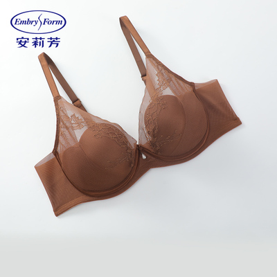 【玫瑰花瓣杯】安莉芳专柜新品薄款文胸女士大胸显小内衣EB01088